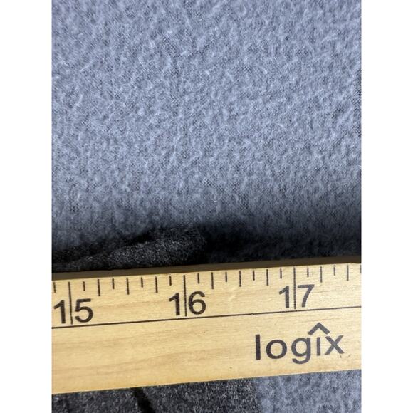 VTG JAEGER DARK GRAY PURE NEW WOOL Pockets STRAIGHT/PENCIL SKIRT Sz XL - Picture 2 of 7